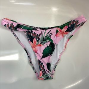 Misguided Pink Floral Bikini Bottom